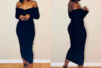 Off-shoulder dress