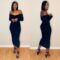 Off-shoulder dress