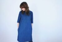 Denim dress