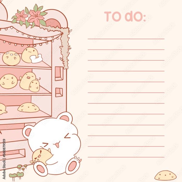 Cute memo template. Cute note template with stripes and cute bear for ... Note-taking apps comparison