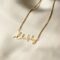 Nameplate necklace