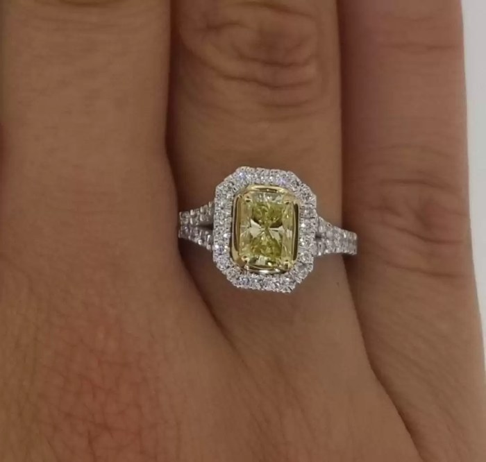 Radiant cut diamond