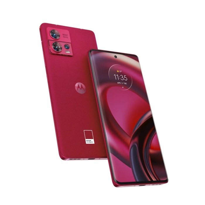 Motorola lanza edición especial del motorola edge 30 fusion Viva Magenta Motorola Edge features