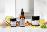 Vegan skincare products