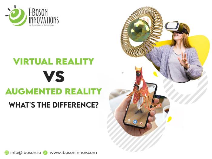 Augmented reality vs virtual reality