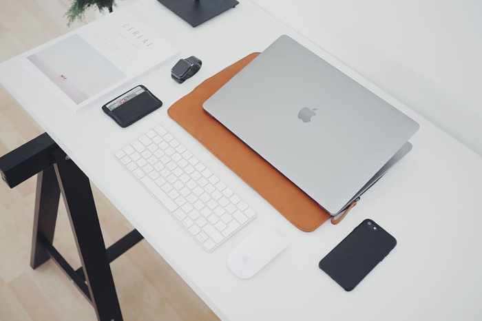 Office desktop, laptop, Office, desktop, iPhone, technology, computer ... Designer subtle